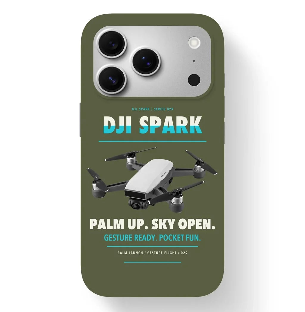 DJI Spark Case design on green army iphone case