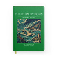 Thumbnail for VINTAGE G4074 - The Storm Diversion - Designed Notebooks design on green