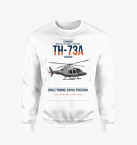 Thumbnail for Leonardo TH-73A Thrasher design on white sweatshirt