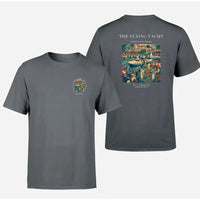 Thumbnail for VINTAGE G4075 - The Flying Yacht - Double-Side T-Shirt design on gray double side t shirt