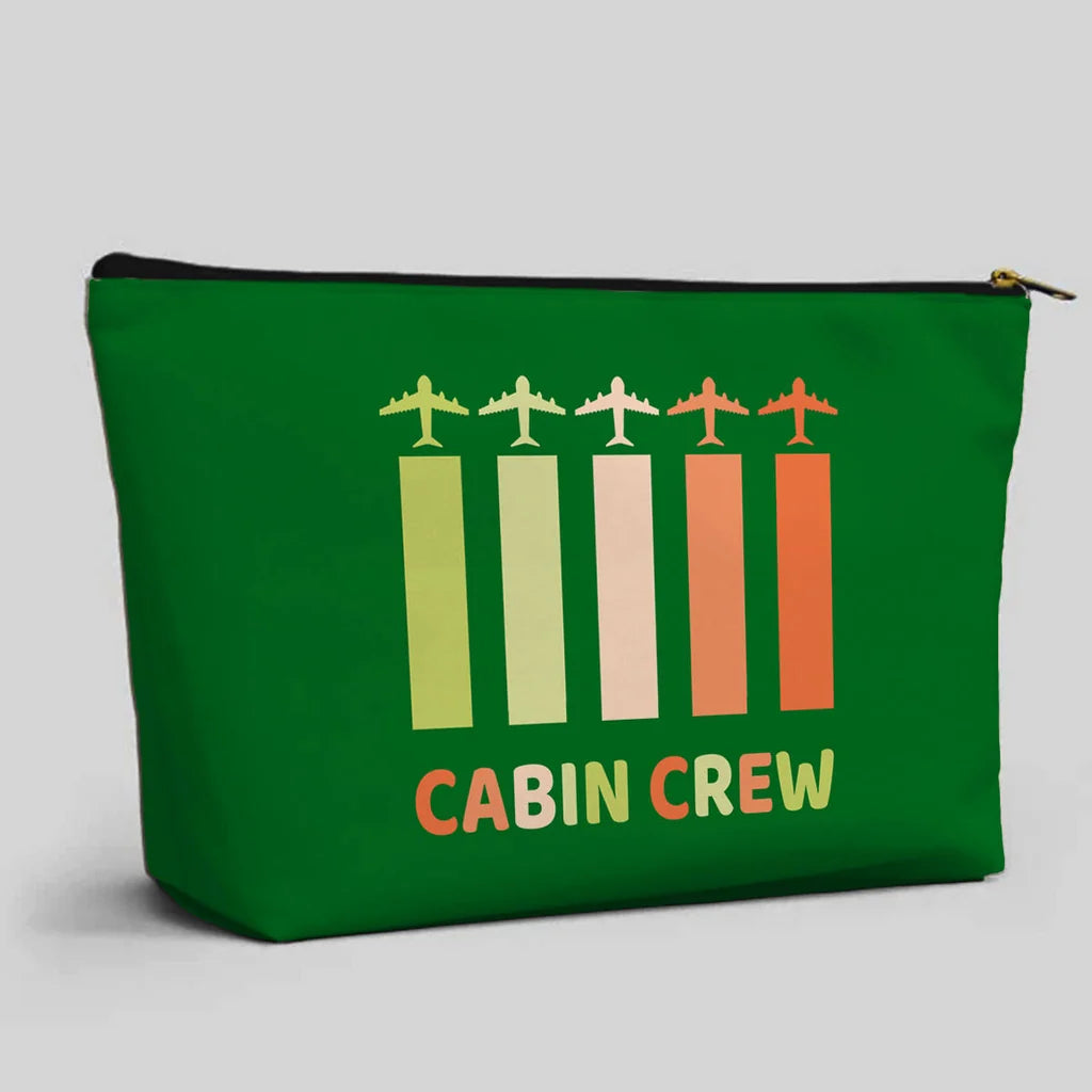 Colourful Cabin Crew Zipper Pouch - view 7