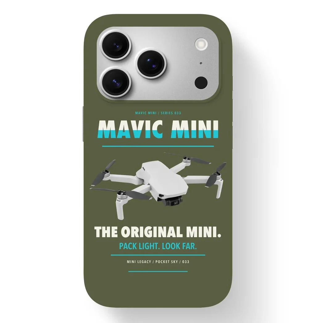 DJI Mavic Mini Case design on green army iphone case