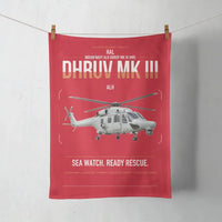 Thumbnail for HAL ALH Dhruv Mk III design on red towel