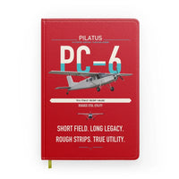 Thumbnail for Pilatus PC-6 Porter design on red notebook