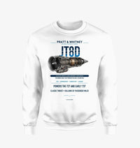 Thumbnail for JT8D design on white sweatshirt