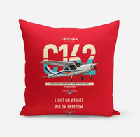 Thumbnail for Cessna 162 Skycatcher design on red pillow