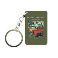 Thumbnail for VINTAGE G4022 - The Outback Run - Designed Key Chain design on greenarmy