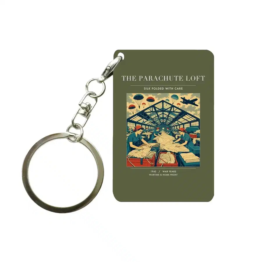 VINTAGE G4508 - The Parachute Loft - Designed Key Chain design on greenarmy