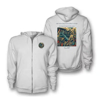 Thumbnail for VINTAGE G4455 - The Restoration First Start - Premium Zipped Hoodie design on white