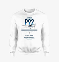 Thumbnail for Tecnam P92 Echo MkII design on white sweatshirt