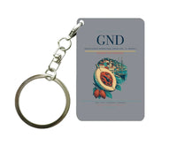 Thumbnail for Maurice Bishop International Airport (GND) design on gray key chain