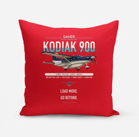 Thumbnail for Daher Kodiak 900 design on red pillow