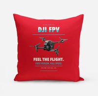 Thumbnail for DJI FPV design on red pillow