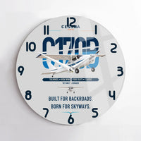 Thumbnail for Cessna 170B design on light gray no frame wall clock