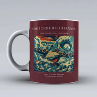 Thumbnail for VINTAGE G4276 - The Iceberg Channel - Ceramic Mug design on darkred