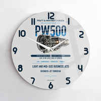 Thumbnail for PW500 design on light gray no frame wall clock