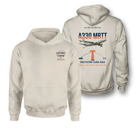 Thumbnail for Airbus A330 MRTT design on khaki double-side hoodie, double-side print