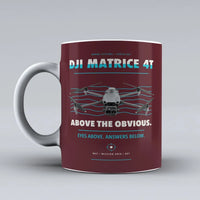 Thumbnail for Matrice 4T Mug design on dark red dji