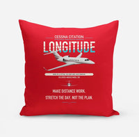 Thumbnail for Cessna Citation Longitude design on red pillow