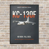 Thumbnail for KC-130F BuNo 149798 vertical canvas print - framed - gray background