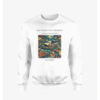 Thumbnail for VINTAGE G4404 - The Market Day Amphibian - Designed Sweatshirts design on white