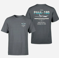 Thumbnail for Piper PA-44-180 Seminole design on gray t-shirt, double-side print