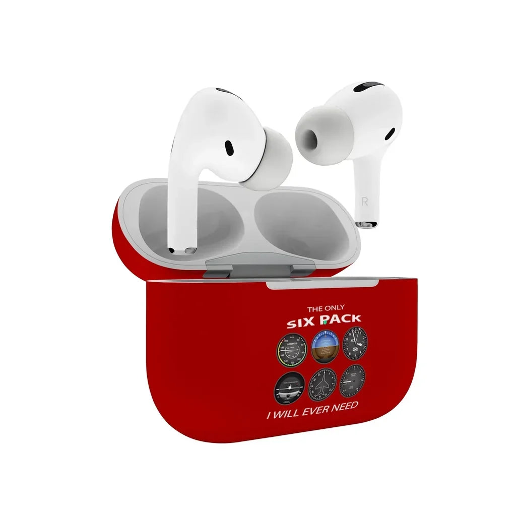 The Only Six Pack I Will Ever Need AirPods Pro plastic case - Red
