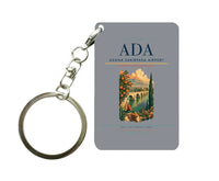 Thumbnail for Adana Sakirpasa Airport (ADA) design on gray key chain