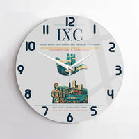 Thumbnail for Shaheed Bhagat Singh International Airport (IXC) design on light gray no frame wall clock
