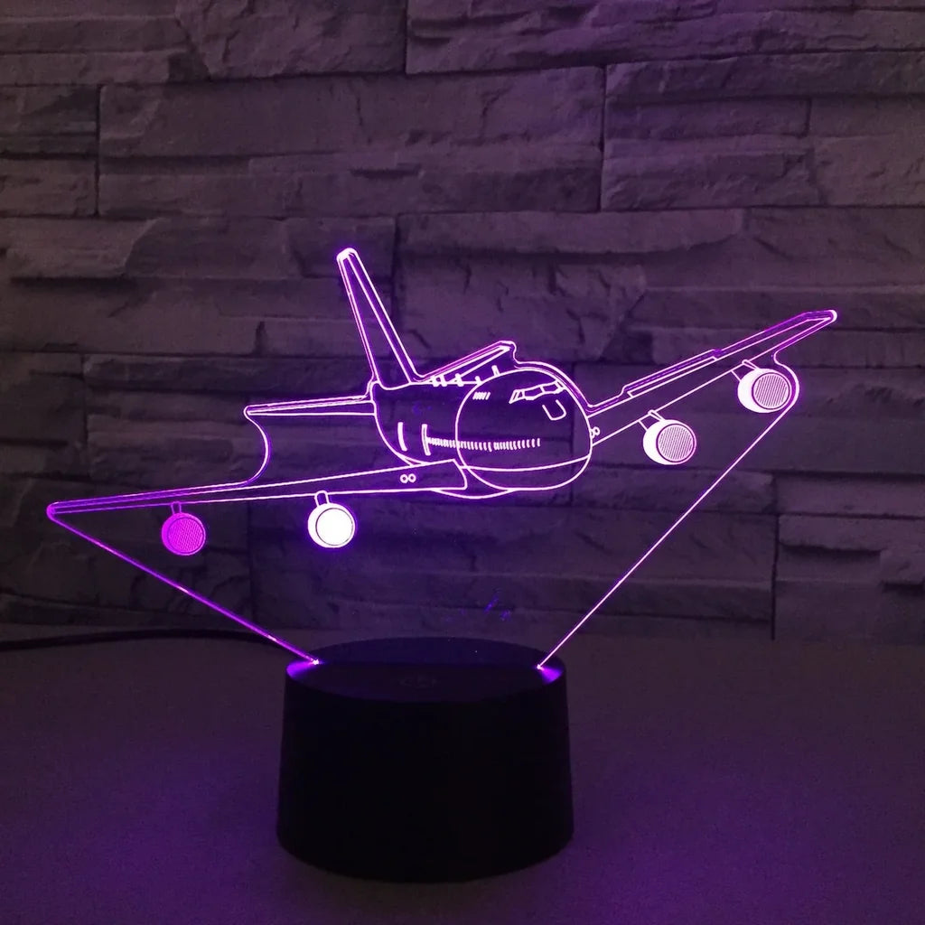 Customisable Boeing 747 3D Lamp - view 8