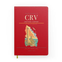 Thumbnail for Crotone Airport (CRV) design on red notebook