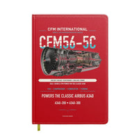 Thumbnail for CFM56-5C design on red notebook