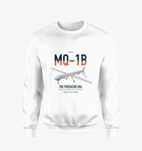 Thumbnail for MQ-1B Predator design on white sweatshirt