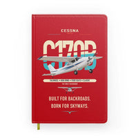 Thumbnail for Cessna 170B design on red notebook