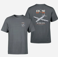 Thumbnail for EP-3E ARIES II design on gray double-side t-shirt, double-side print