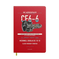 Thumbnail for CF6-6 design on red notebook