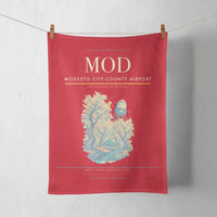 Thumbnail for Modesto City-County Airport (MOD) design on red towel