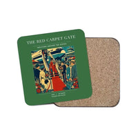 Thumbnail for The Red Carpet Gate - Designed Coasters design on green 1-piece
