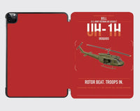 Thumbnail for Bell UH-1H Iroquois design on red ipad tablet case