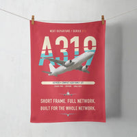 Thumbnail for Airbus A319ceo design on red towel