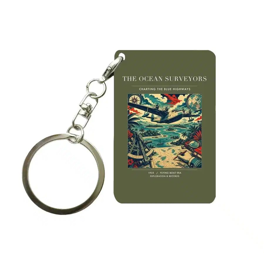 VINTAGE G4064 - The Ocean Surveyors - Designed Key Chain design on greenarmy