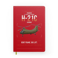 Thumbnail for Piasecki H-21C Shawnee design on red notebook