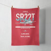 Thumbnail for Cirrus SR22T design on red towel
