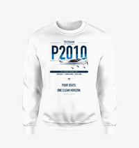 Thumbnail for Tecnam P2010 design on white sweatshirt