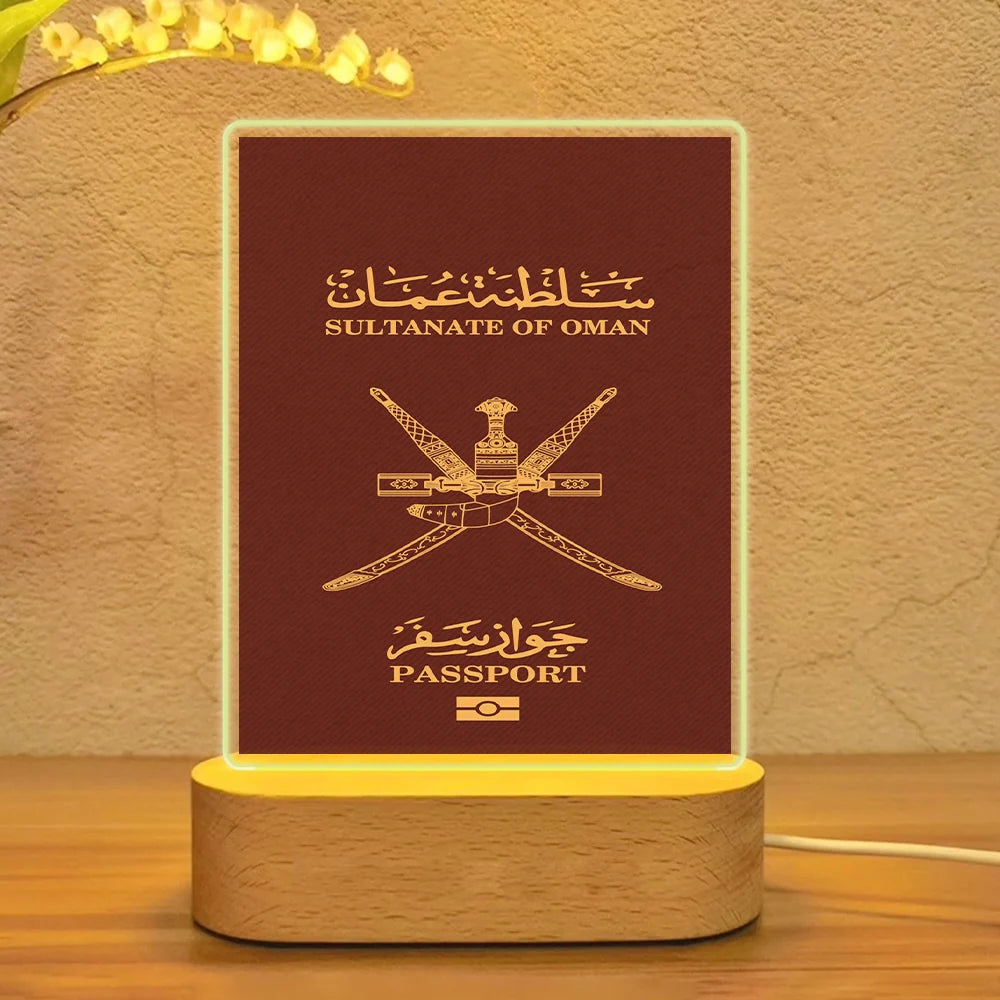 Oman Passport Lamp - view 7