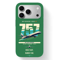 Thumbnail for Boeing 757-200 design on green magsafe iphone case