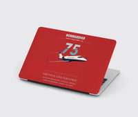 Thumbnail for Bombardier Learjet 75 Liberty design on red MacBook case