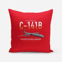 Thumbnail for C-141B Starlifter design on red pillow