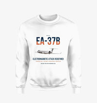 Thumbnail for EA-37B Compass Call design on white sweatshirt