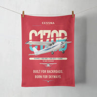 Thumbnail for Cessna 170B design on red towel